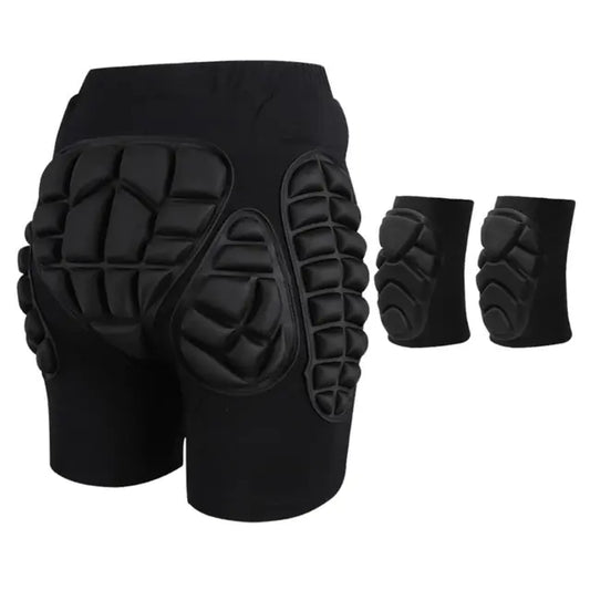 3D EVA Protective Snowboard Ski Shorts for Teens & Adults